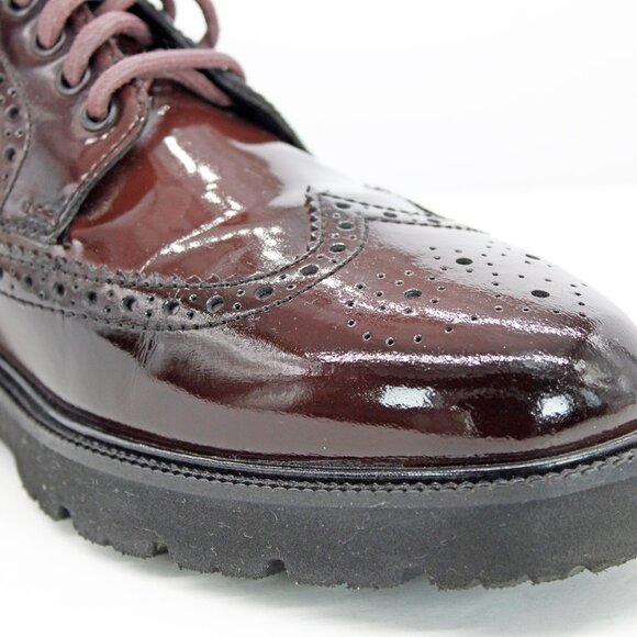 Cole Haan American Classics  Deep Burgundy Brush-Off-Black Longwing Oxford main image 4